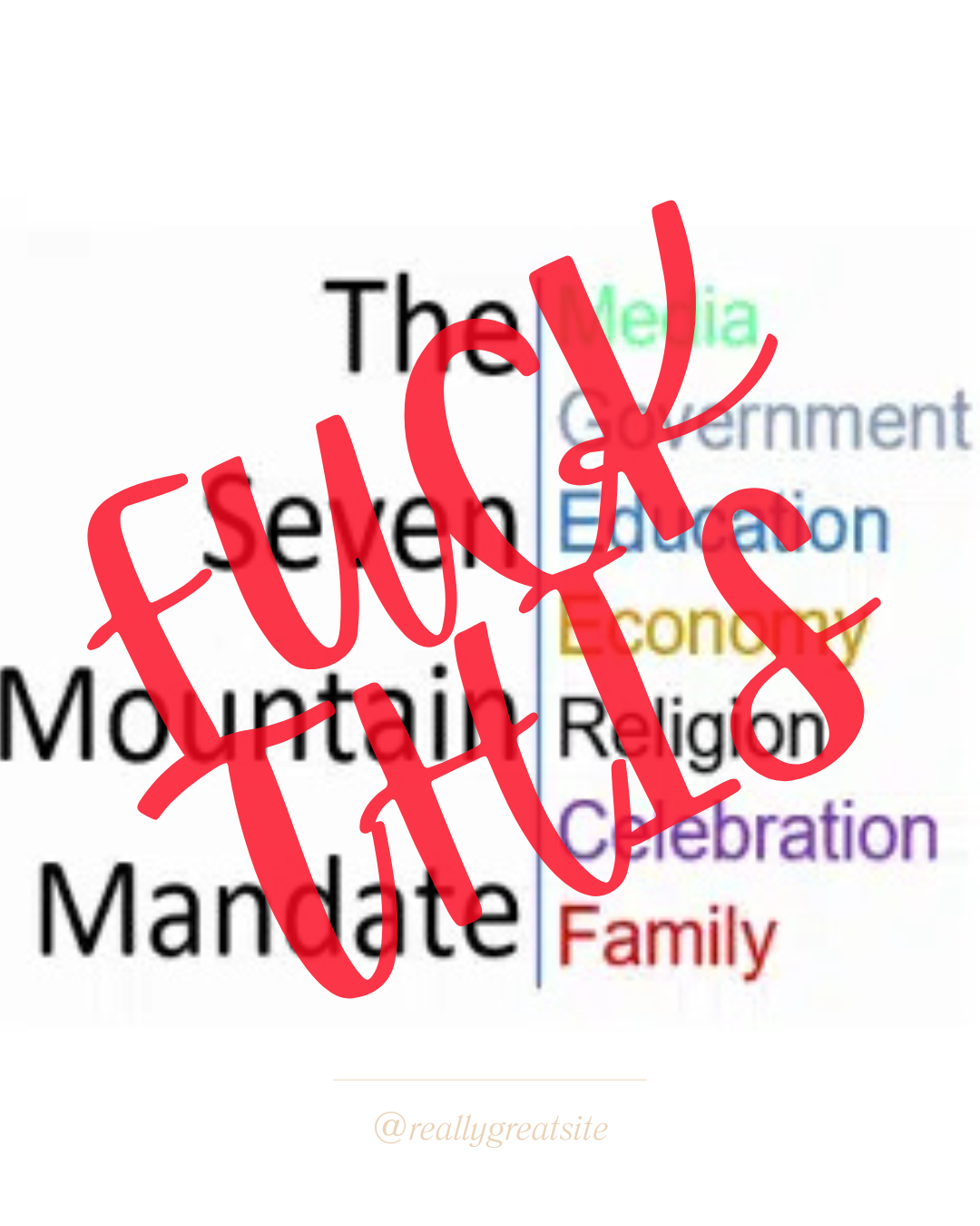 CINO: Christianity by Title Only – Exposing the Seven Mountain Mandate Cult