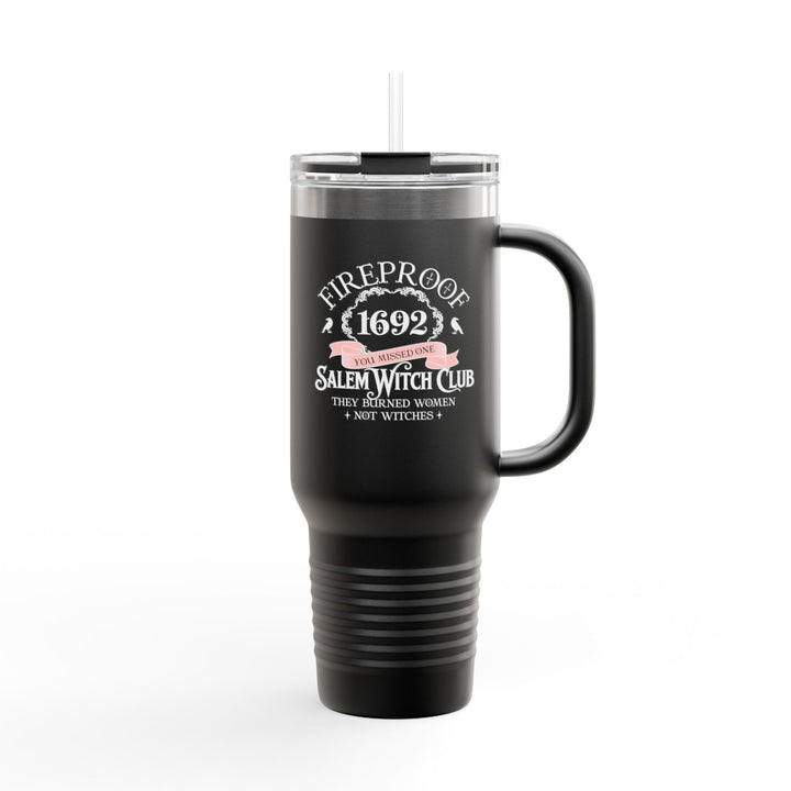 Fireproof Since 1692 – Salem Witch Club Travel Mug Perfect Gift for Halloween, Samhain, Magic Lovers