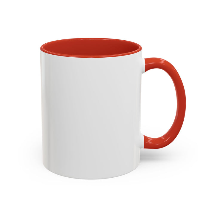 “Built From Red Flags & Bad Decisions” Accent Mug – Chaos Survivor Edition
