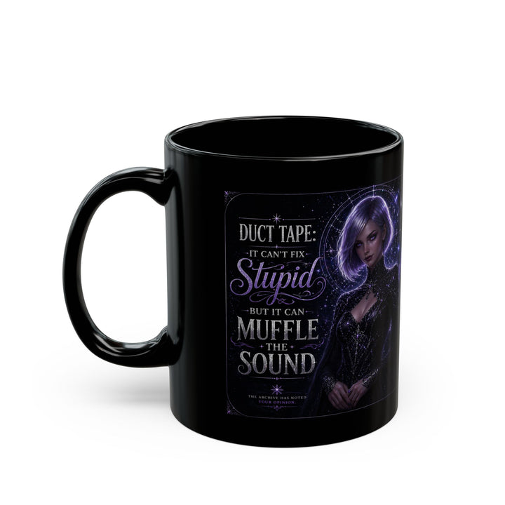 “Duct Tape Wisdom” – Astraea Cosmic Edition Coffee Cup (11oz & 15oz)