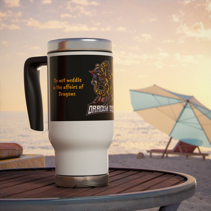 Dragon Guild Stainless Steel Travel Mug with Handle, 14oz