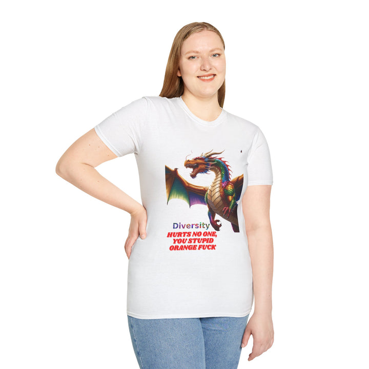 Diversity Hurts No One T-Shirt – Loud, Proud, and Weaponized
