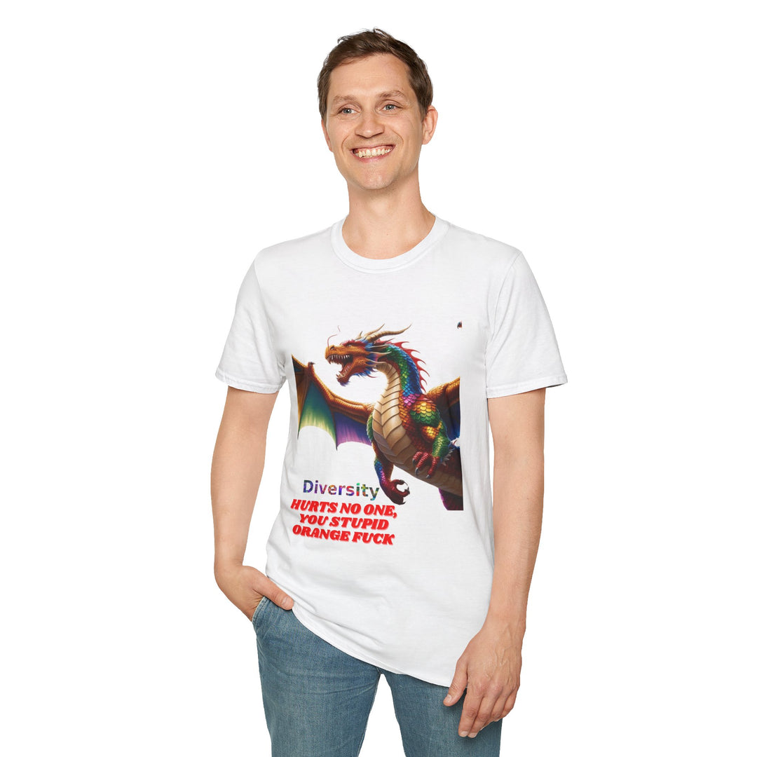 Diversity Hurts No One T-Shirt – Loud, Proud, and Weaponized