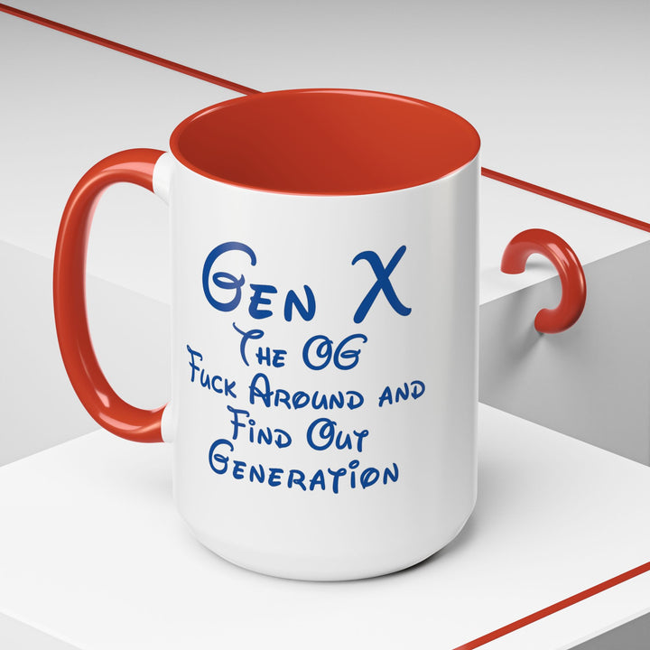 “Gen X: Bibbidi-Bobbidi-Fuck Around and Find Out” – Fairy Tales Failed Us Mug