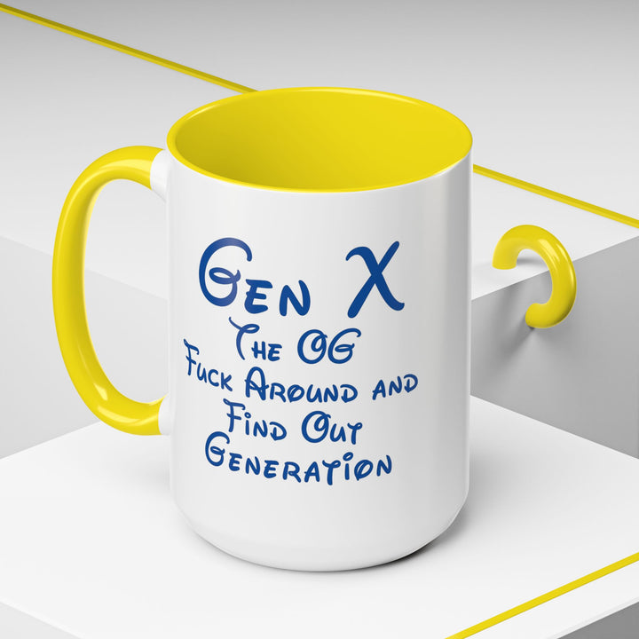 “Gen X: Bibbidi-Bobbidi-Fuck Around and Find Out” – Fairy Tales Failed Us Mug