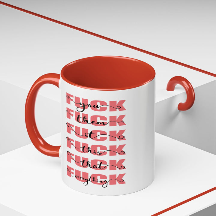The “Fuck It All” Mug – Elegant Rage Edition