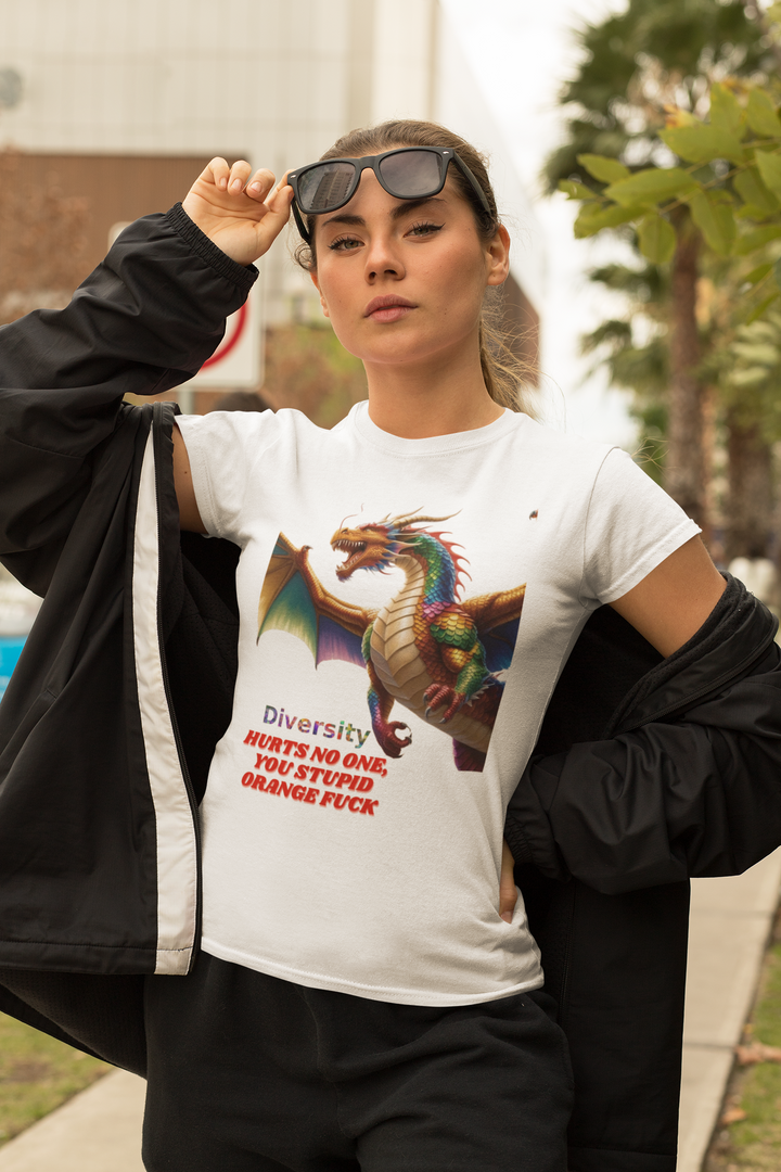 Diversity Hurts No One T-Shirt – Loud, Proud, and Weaponized