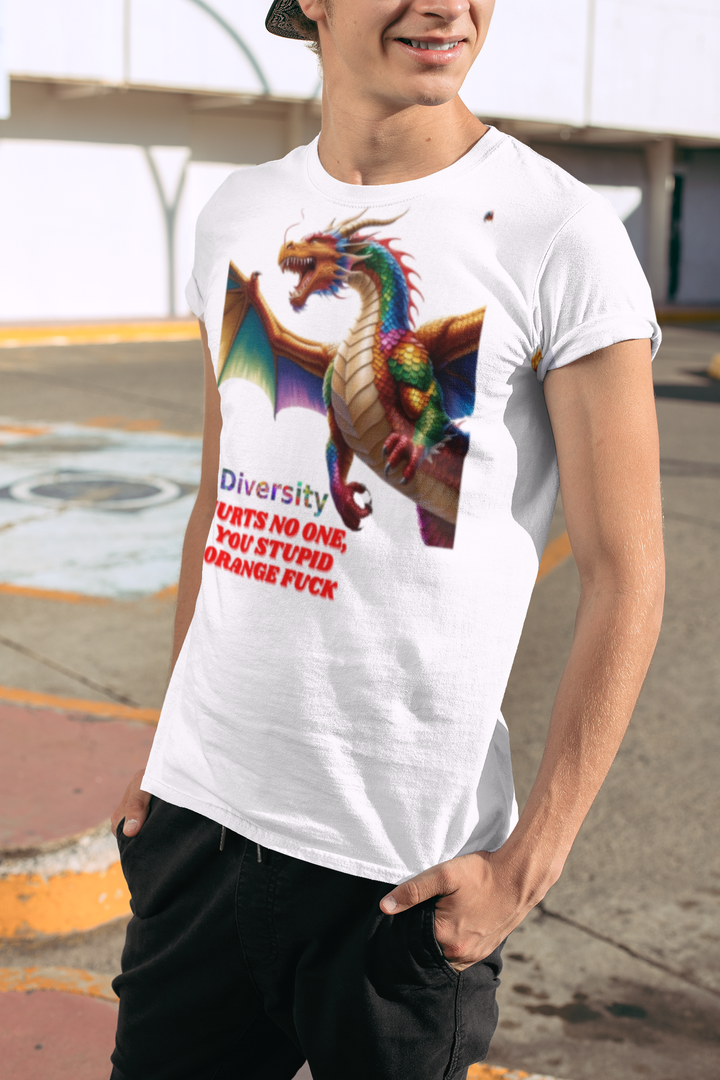 Diversity Hurts No One T-Shirt – Loud, Proud, and Weaponized