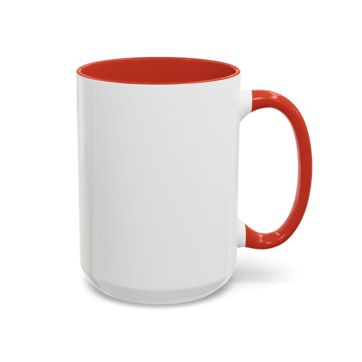 “Built From Red Flags & Bad Decisions” Accent Mug – Chaos Survivor Edition
