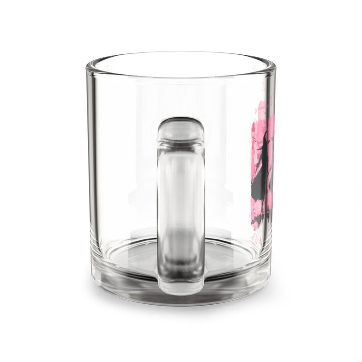 Chic Wicked Midnight Witches Glass Mug – Transparent Chaos Brew