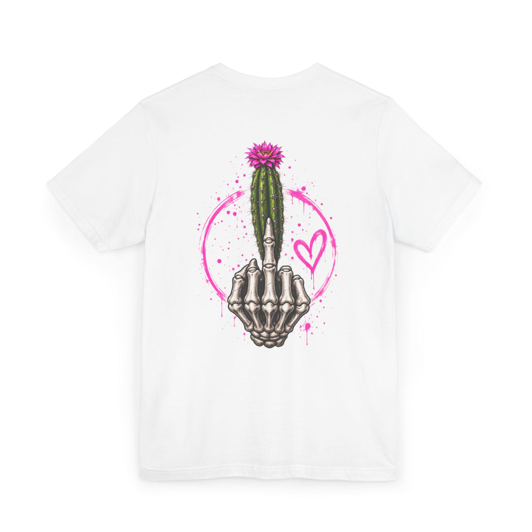 Cactus Middle Finger T-Shirt — "I Play Respectfully, Go F*** Yourself With a Cactus" Graphic Tee