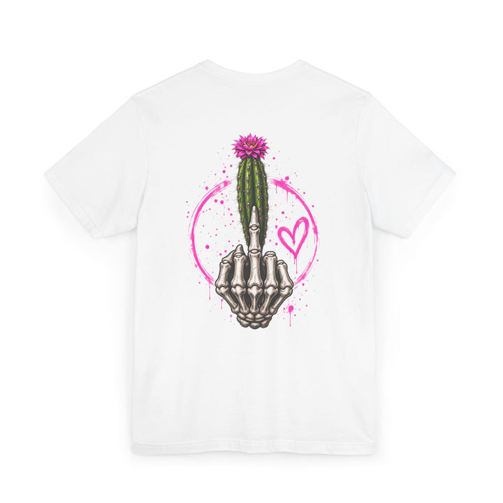 Cactus Middle Finger T-Shirt — "I Play Respectfully, Go F*** Yourself With a Cactus" Graphic Tee