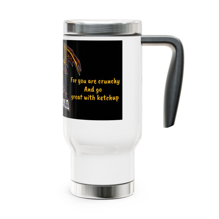 Dragon Guild Stainless Steel Travel Mug with Handle, 14oz