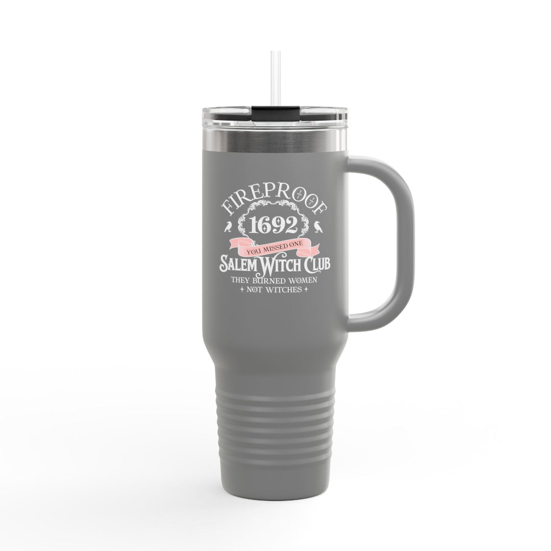 Fireproof Since 1692 – Salem Witch Club Travel Mug Perfect Gift for Halloween, Samhain, Magic Lovers