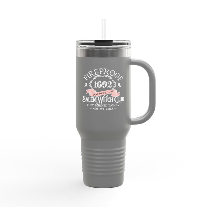 Fireproof Since 1692 – Salem Witch Club Travel Mug Perfect Gift for Halloween, Samhain, Magic Lovers