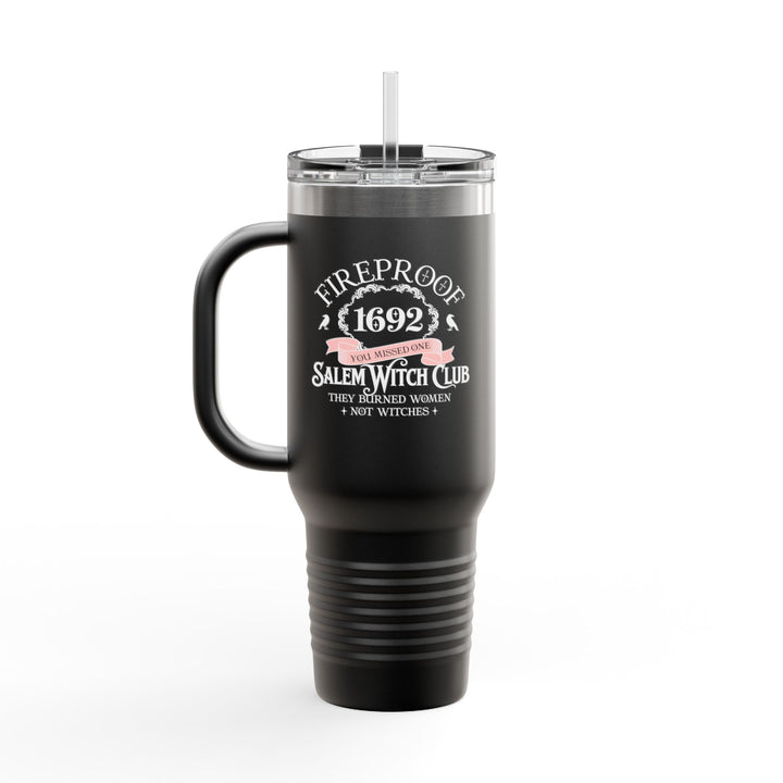 Fireproof Since 1692 – Salem Witch Club Travel Mug Perfect Gift for Halloween, Samhain, Magic Lovers