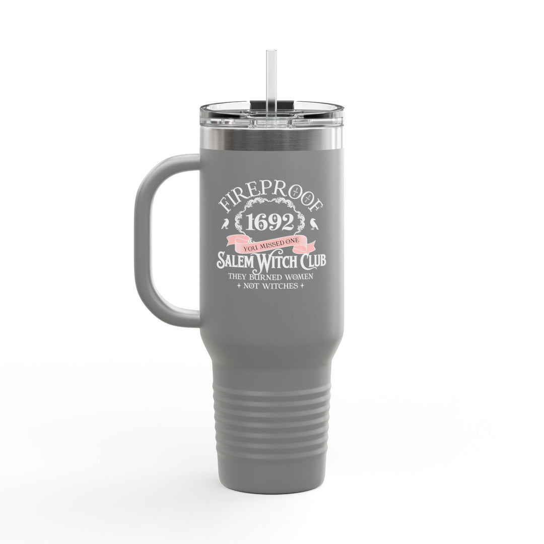 Fireproof Since 1692 – Salem Witch Club Travel Mug Perfect Gift for Halloween, Samhain, Magic Lovers