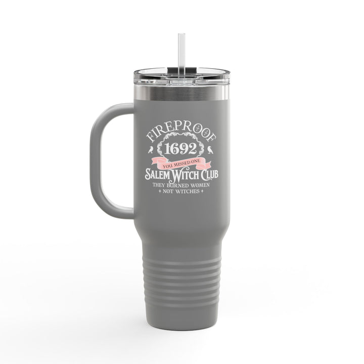 Fireproof Since 1692 – Salem Witch Club Travel Mug Perfect Gift for Halloween, Samhain, Magic Lovers