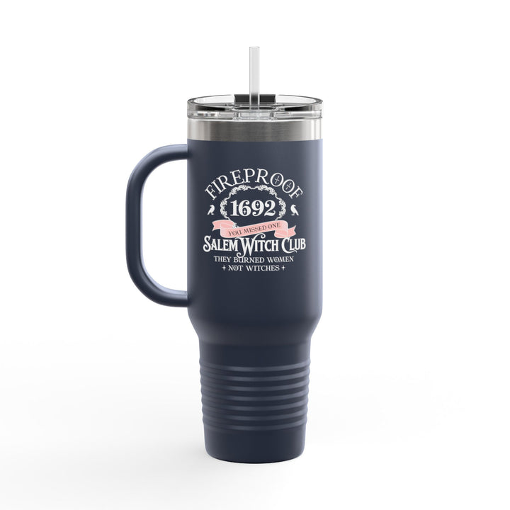 Fireproof Since 1692 – Salem Witch Club Travel Mug Perfect Gift for Halloween, Samhain, Magic Lovers