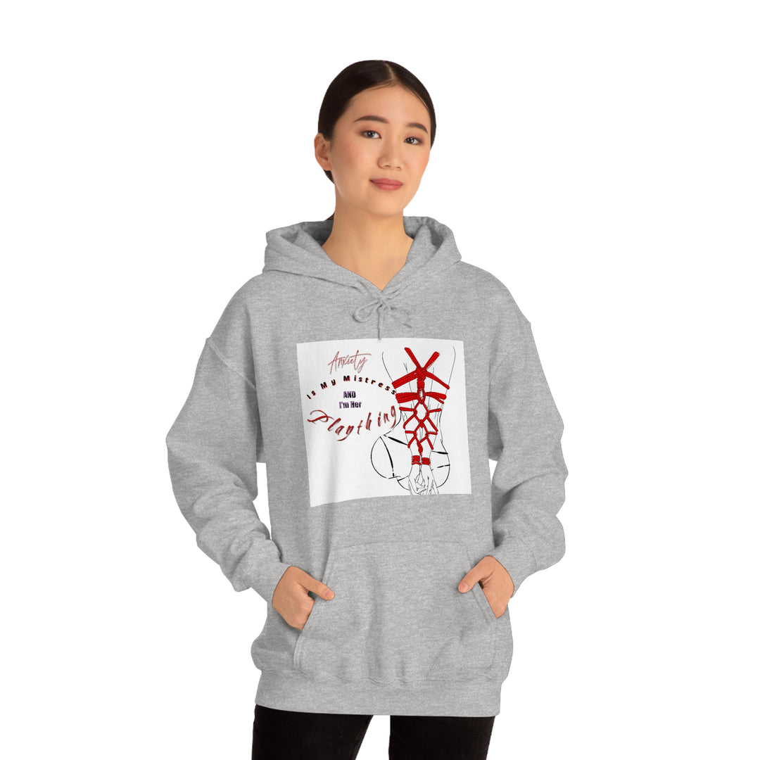 Anxiety is My Mistress Unisex Heavy Blend™ Hooded Sweatshirt