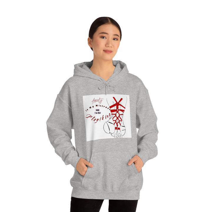 Anxiety is My Mistress Unisex Heavy Blend™ Hooded Sweatshirt