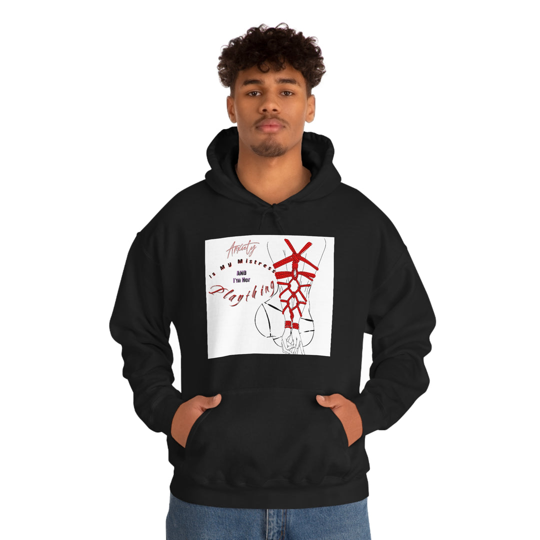 Anxiety is My Mistress Unisex Heavy Blend™ Hooded Sweatshirt