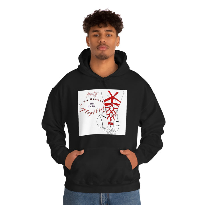 Anxiety is My Mistress Unisex Heavy Blend™ Hooded Sweatshirt