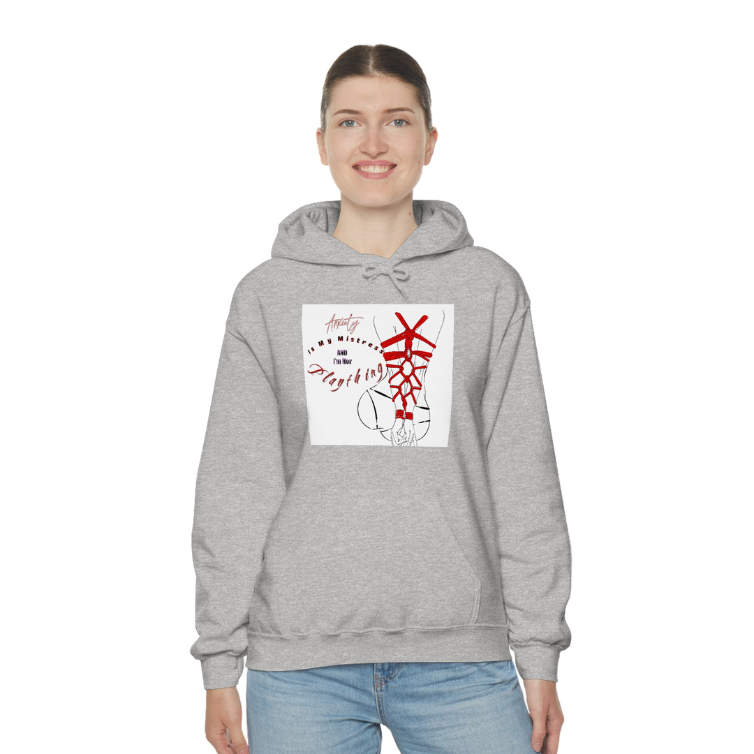 Anxiety is My Mistress Unisex Heavy Blend™ Hooded Sweatshirt