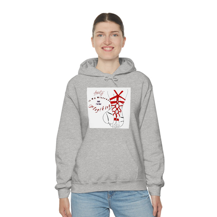 Anxiety is My Mistress Unisex Heavy Blend™ Hooded Sweatshirt