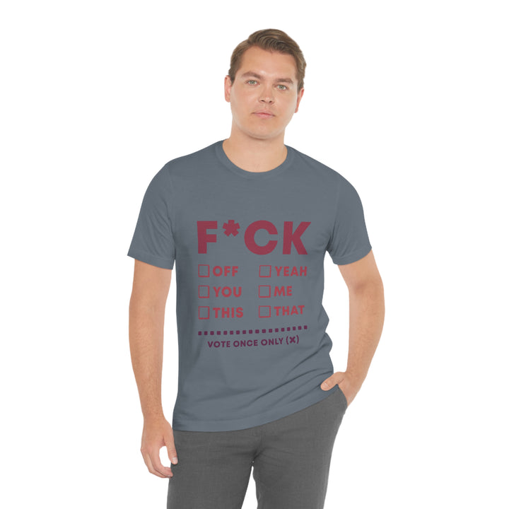 Take your Fucking Pick Unisex Jersey Short Sleeve Tee