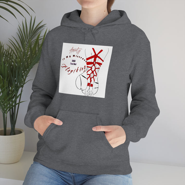 Anxiety is My Mistress Unisex Heavy Blend™ Hooded Sweatshirt