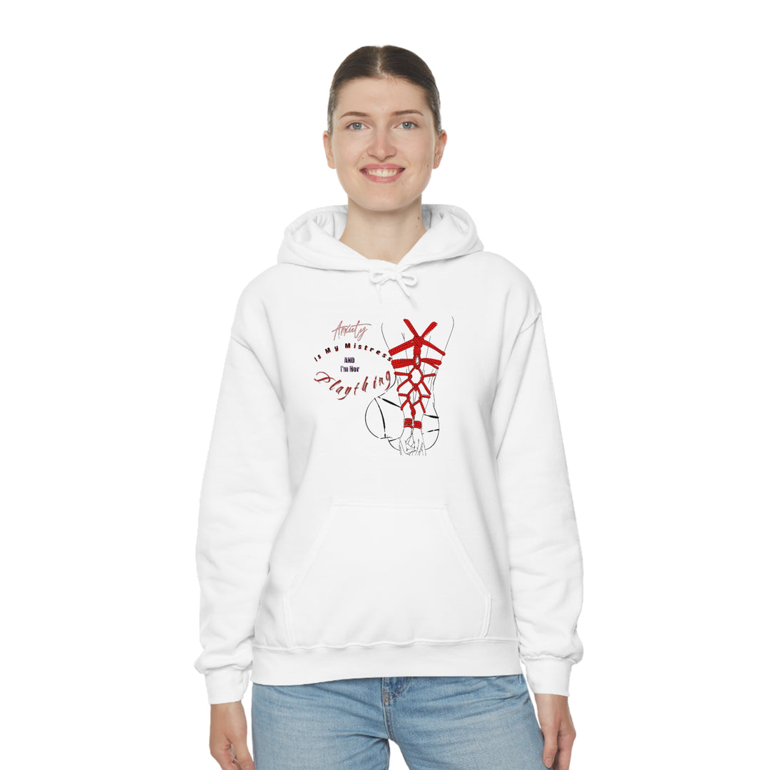 Anxiety is My Mistress Unisex Heavy Blend™ Hooded Sweatshirt