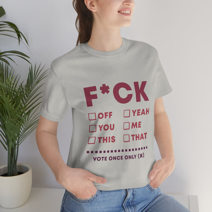 Take your Fucking Pick Unisex Jersey Short Sleeve Tee