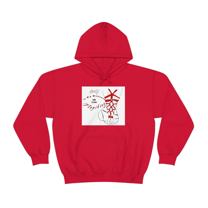 Anxiety is My Mistress Unisex Heavy Blend™ Hooded Sweatshirt