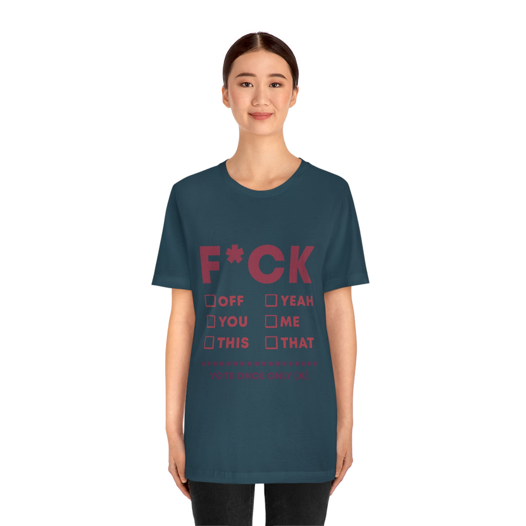 Take your Fucking Pick Unisex Jersey Short Sleeve Tee