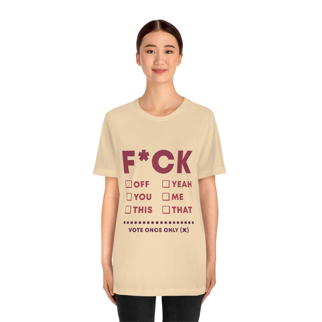 Take your Fucking Pick Unisex Jersey Short Sleeve Tee