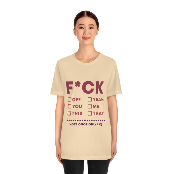 Take your Fucking Pick Unisex Jersey Short Sleeve Tee
