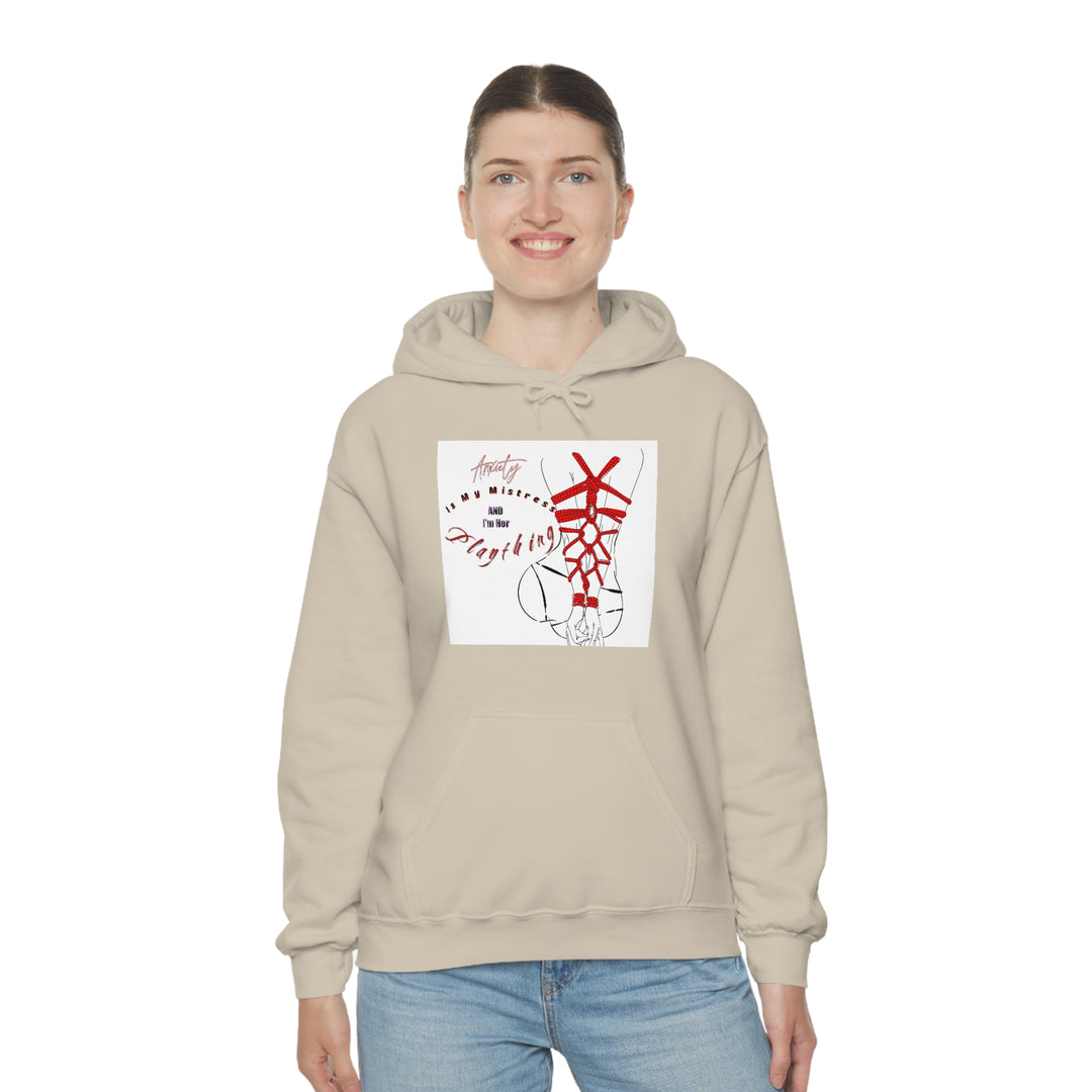 Anxiety is My Mistress Unisex Heavy Blend™ Hooded Sweatshirt