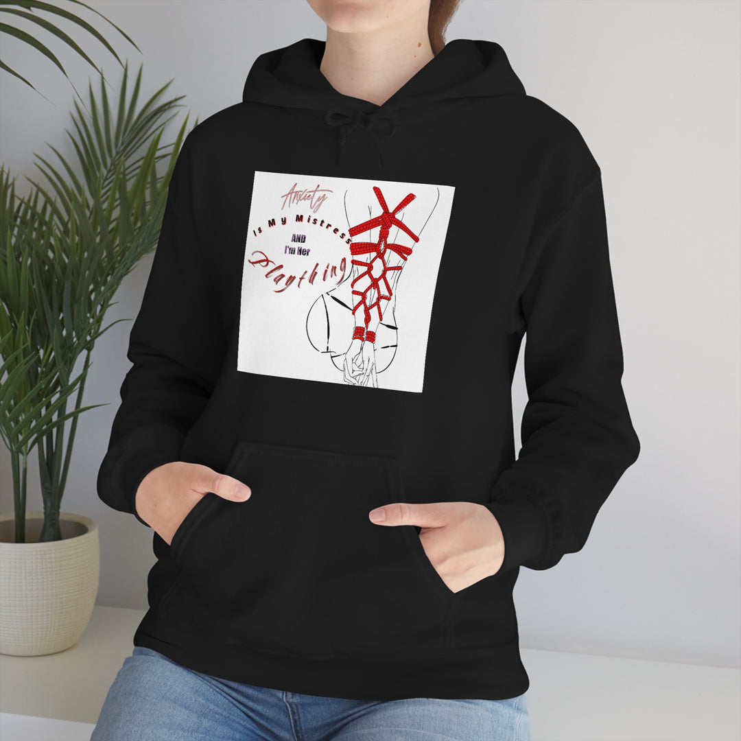 Anxiety is My Mistress Unisex Heavy Blend™ Hooded Sweatshirt