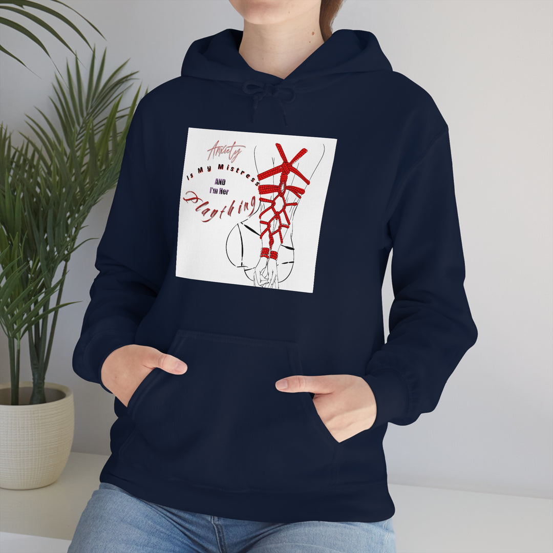 Anxiety is My Mistress Unisex Heavy Blend™ Hooded Sweatshirt