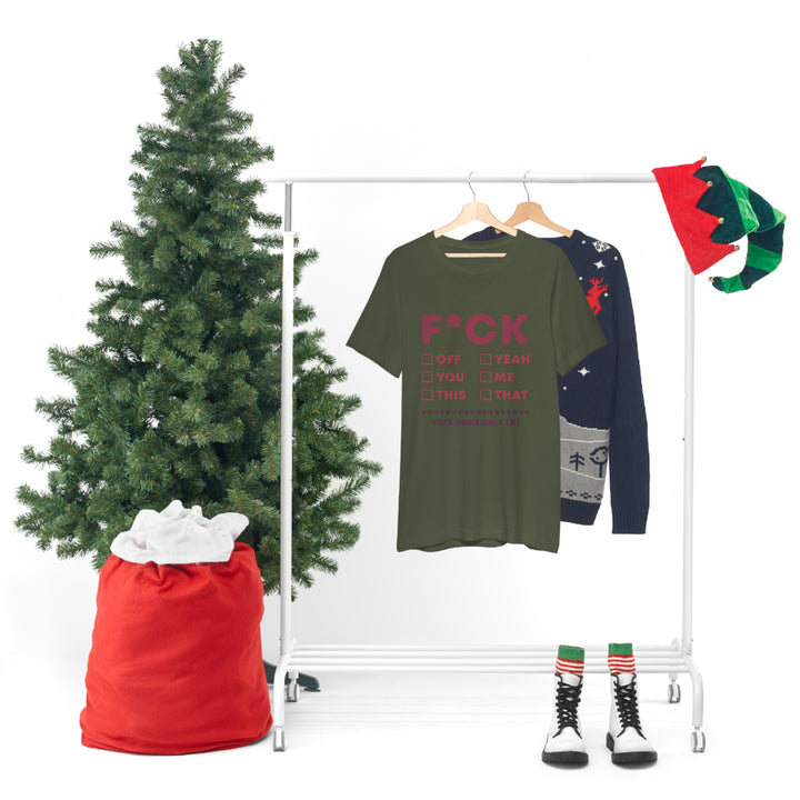 Take your Fucking Pick Unisex Jersey Short Sleeve Tee