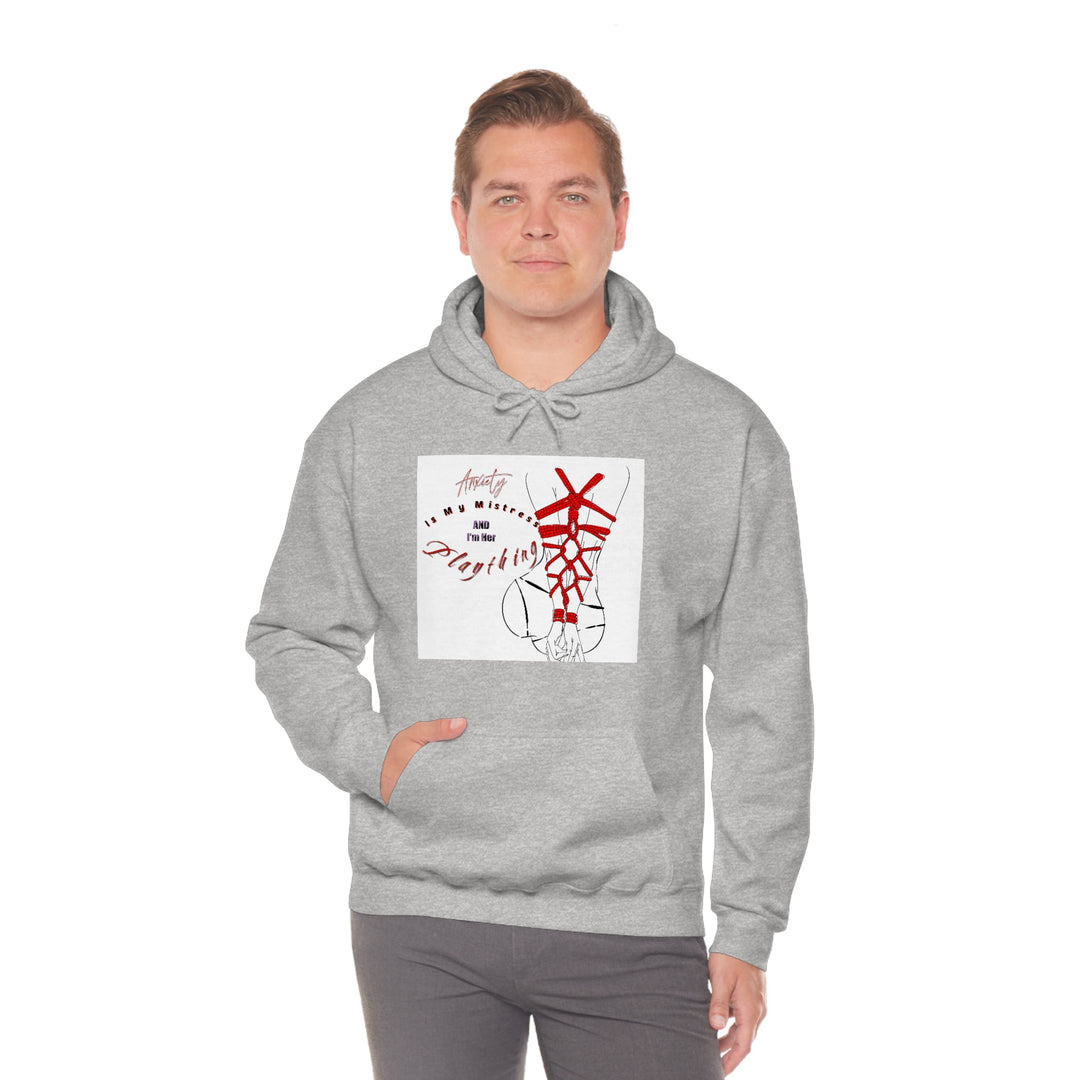 Anxiety is My Mistress Unisex Heavy Blend™ Hooded Sweatshirt