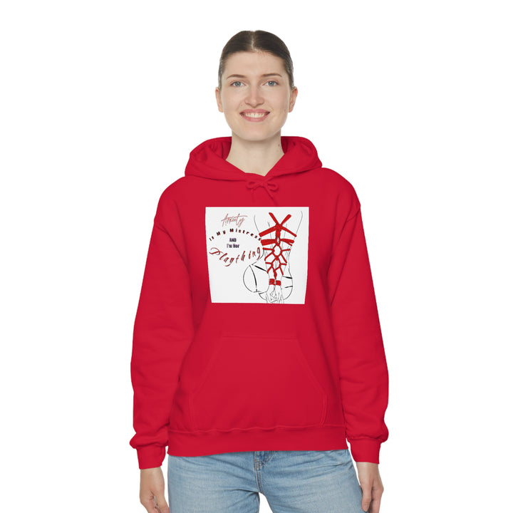 Anxiety is My Mistress Unisex Heavy Blend™ Hooded Sweatshirt