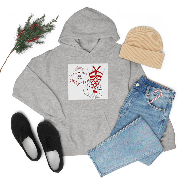 Anxiety is My Mistress Unisex Heavy Blend™ Hooded Sweatshirt