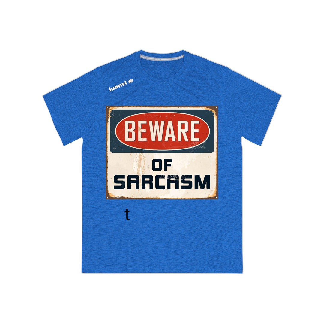 Beware of Sarcasm Men's Sports T-shirt