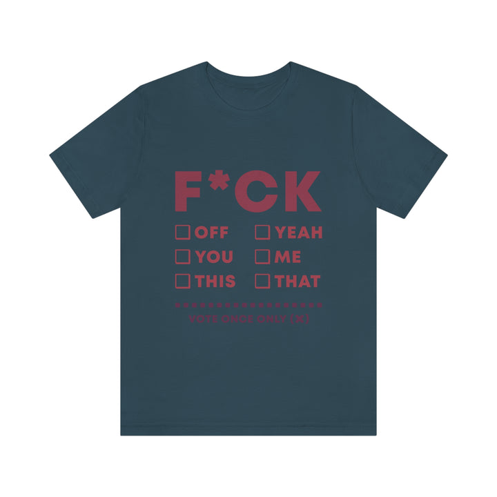 Take your Fucking Pick Unisex Jersey Short Sleeve Tee