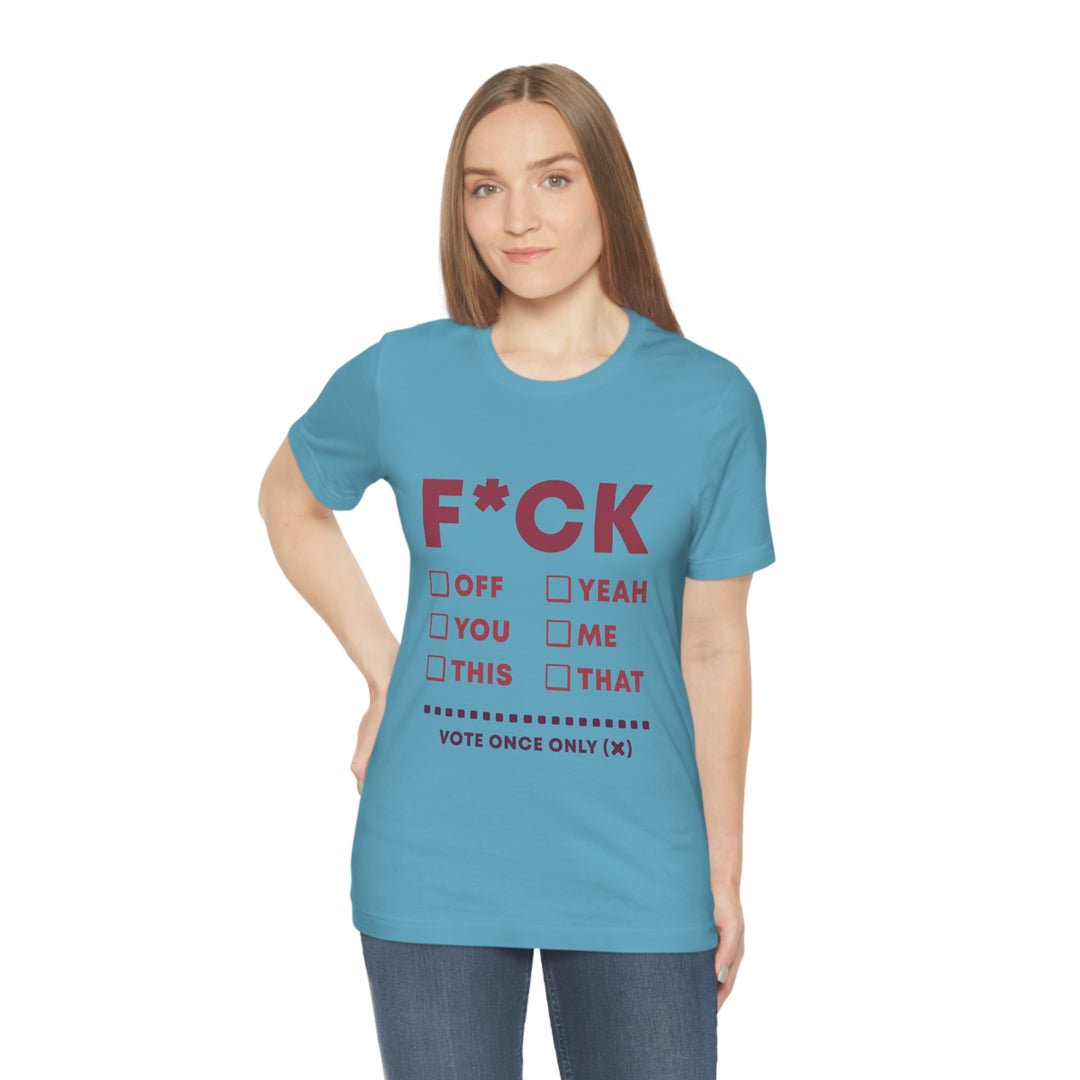 Take your Fucking Pick Unisex Jersey Short Sleeve Tee