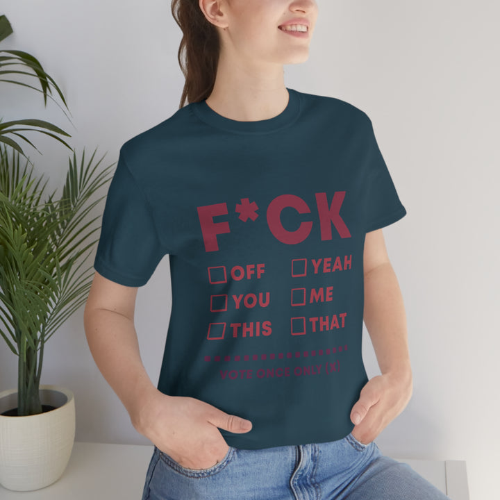 Take your Fucking Pick Unisex Jersey Short Sleeve Tee