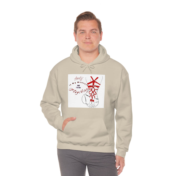 Anxiety is My Mistress Unisex Heavy Blend™ Hooded Sweatshirt