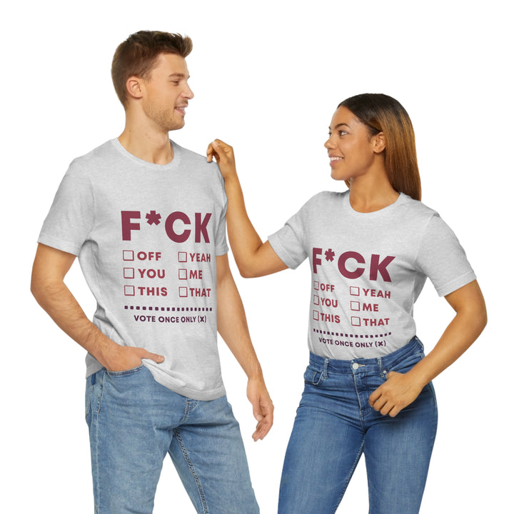 Take your Fucking Pick Unisex Jersey Short Sleeve Tee